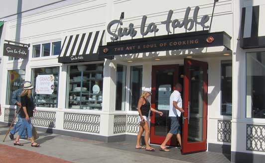 Sur La Table is located on Girard Avenue in La Jolla.